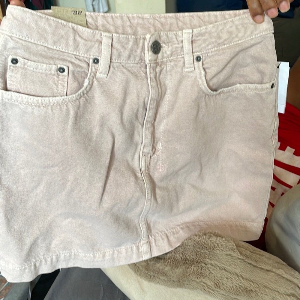 Blush Pink Ksubi Mini Skirt